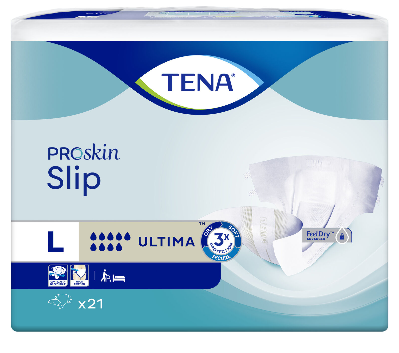 ProSkin Slip Ultima TENA® Taglia L 21 Pezzi
