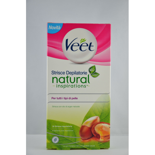 Veet Strisce Corpo Natural Inspirations 16pz