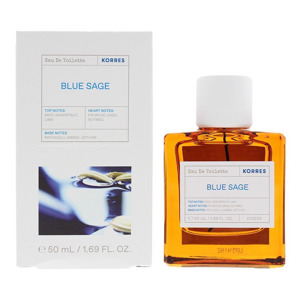 Korres Blue Sage Eau de Toilette 50ml Men Spray