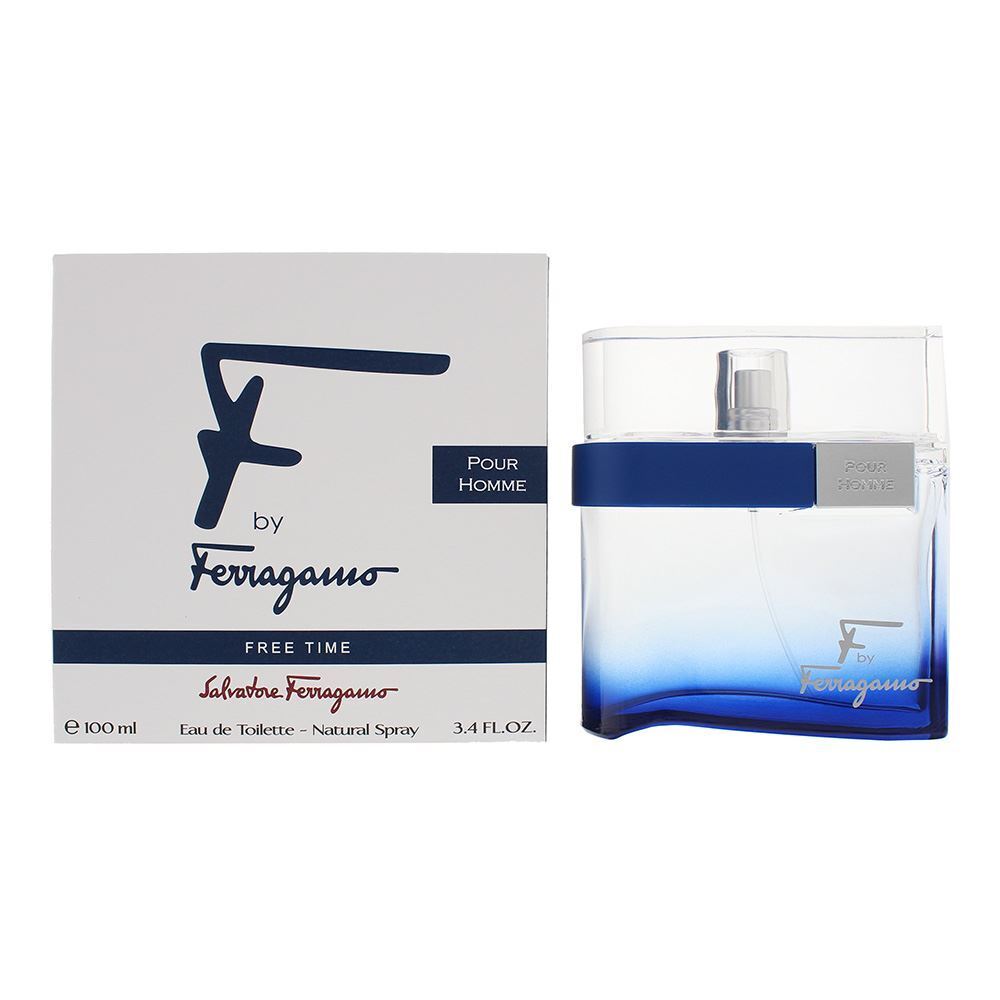 Salvatore Ferragamo F By Ferragamo Free Time Eau de Toilette 100ml Men Spray