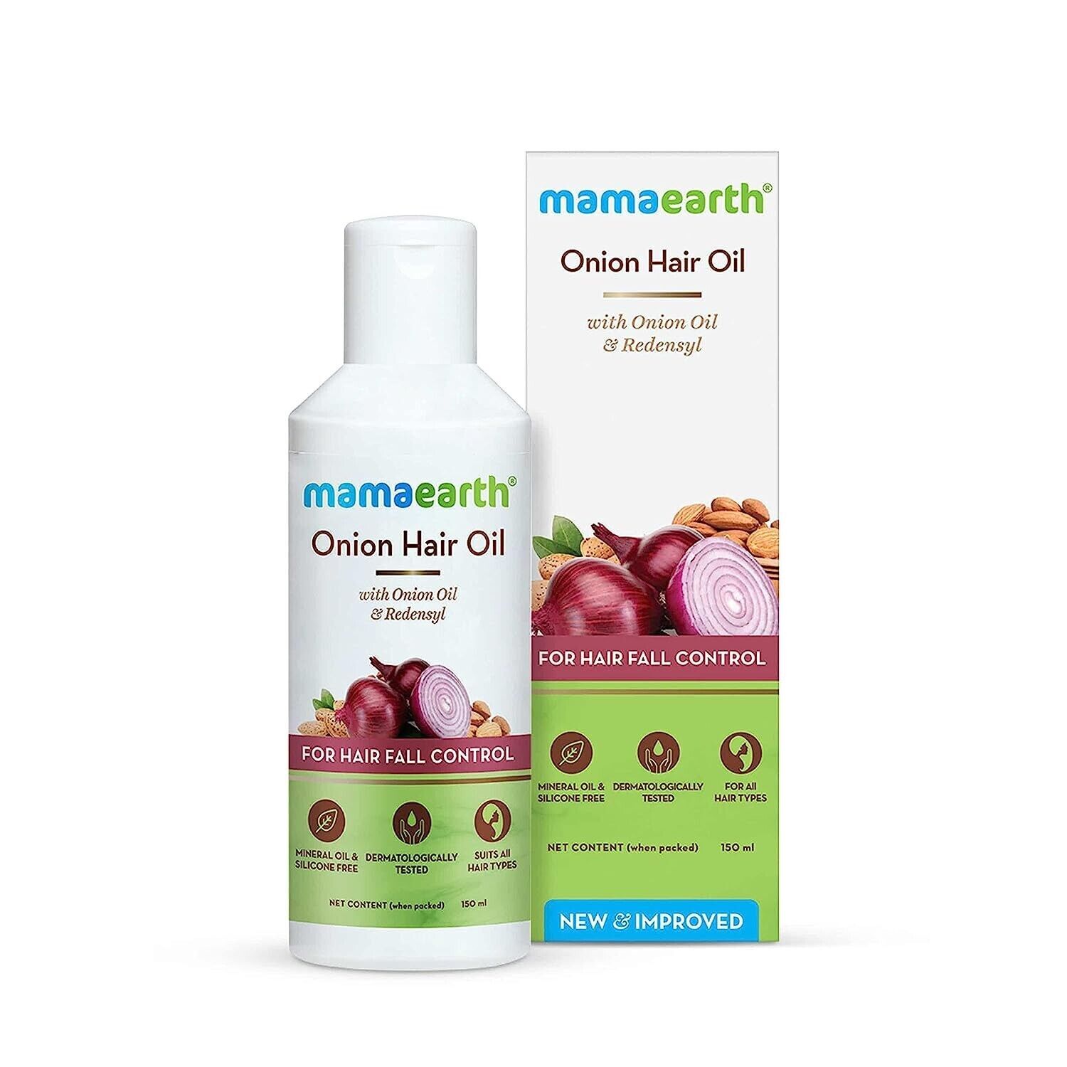 Olio di cipolla Mamaearth per la ricrescita dei capelli e il controllo...