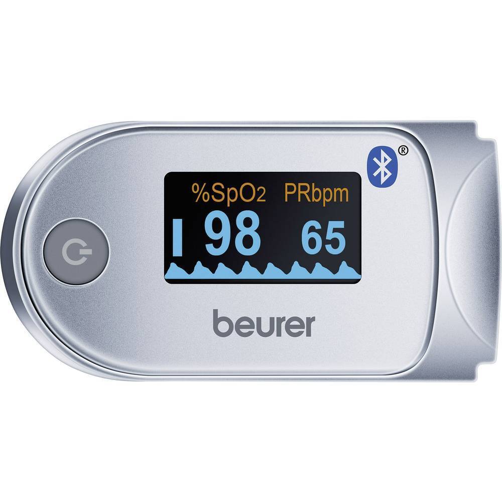 Beurer PO 60 Bluetooth® Pulsoximeter Misuratore di ossigeno nel sangue