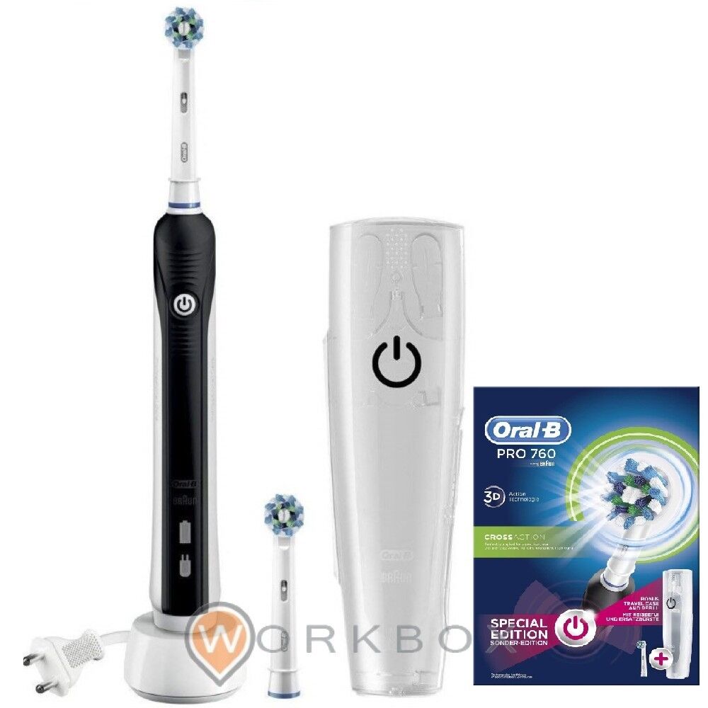 SPAZZOLINO ELETTRICO Oral-B Pro 760 Cross Action + refill + travel case (ASTUC..