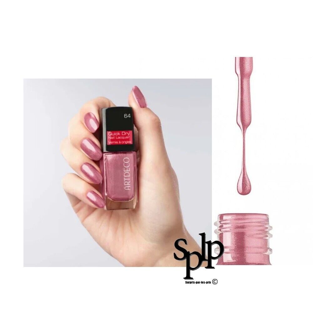 ARTDECO Quick Dry Nail Lacca Smalto per Unghie 64 Cloud Nine Rose Madreperla