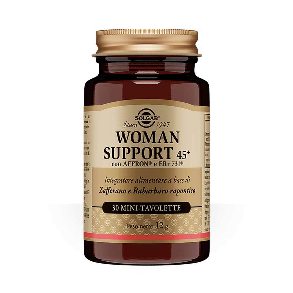 Solgar Woman Support 45+ Integratore Benessere Donna, 30 Mini Tavolette