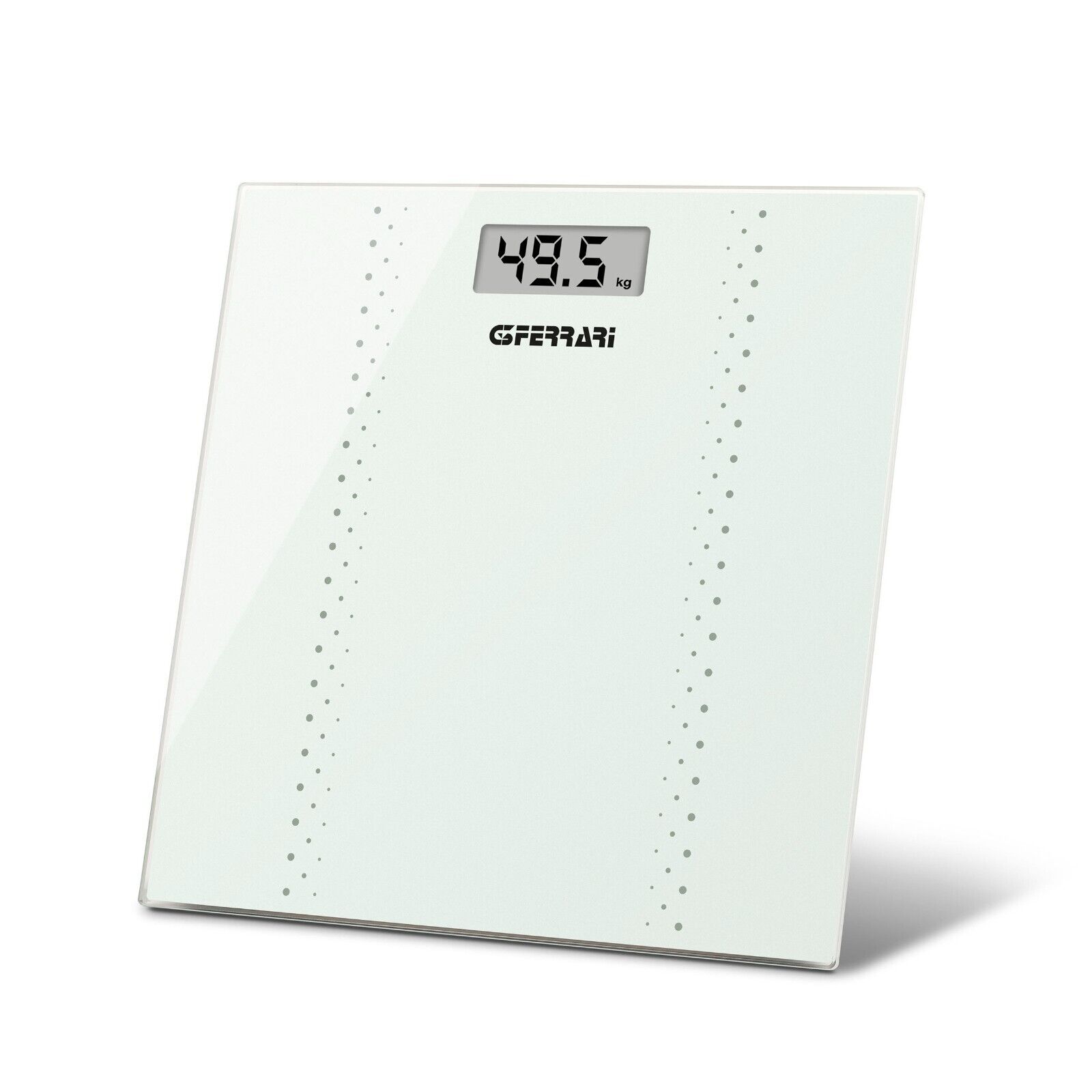 G3 Ferrari G30052 FISIK Bilancia Pesapersone Digitale 100 g/150 kg Vetro BIANCA