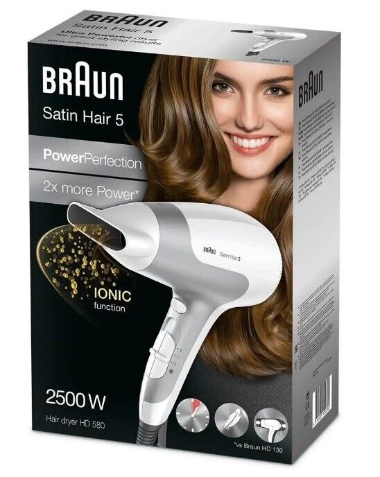 Asciugacapelli Phon Hd580 Braun Phon Satin Hair 5 Hd 580 2500 W Tecnologia Ionic