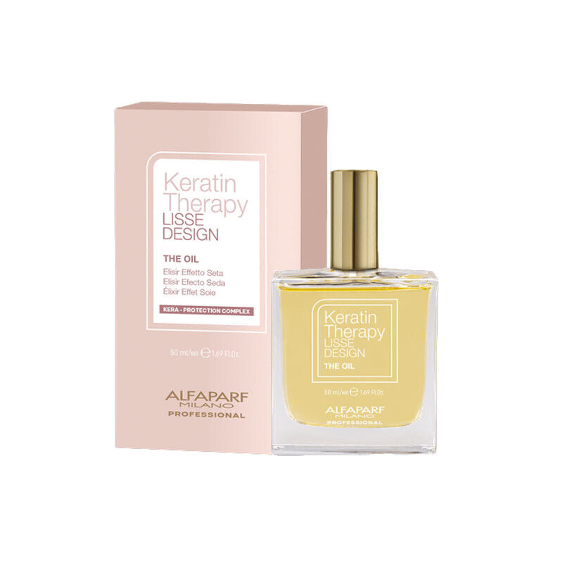 Olio per capelli ALFAPARF MILANO Keratin Theapy Lisse Design 50ml