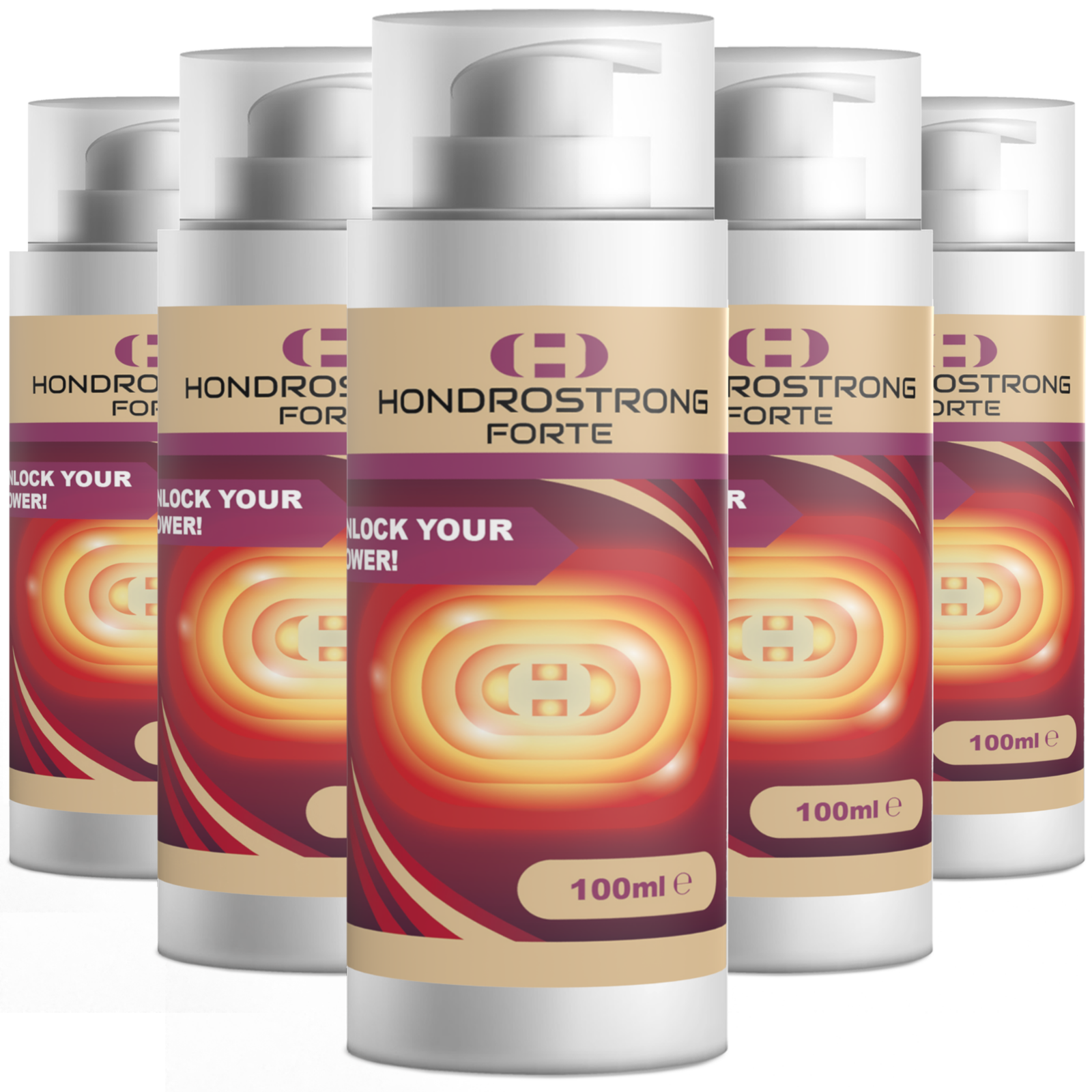 Hondrostrong Forte - Crema - 500 ml (5x 100 ml) - IT