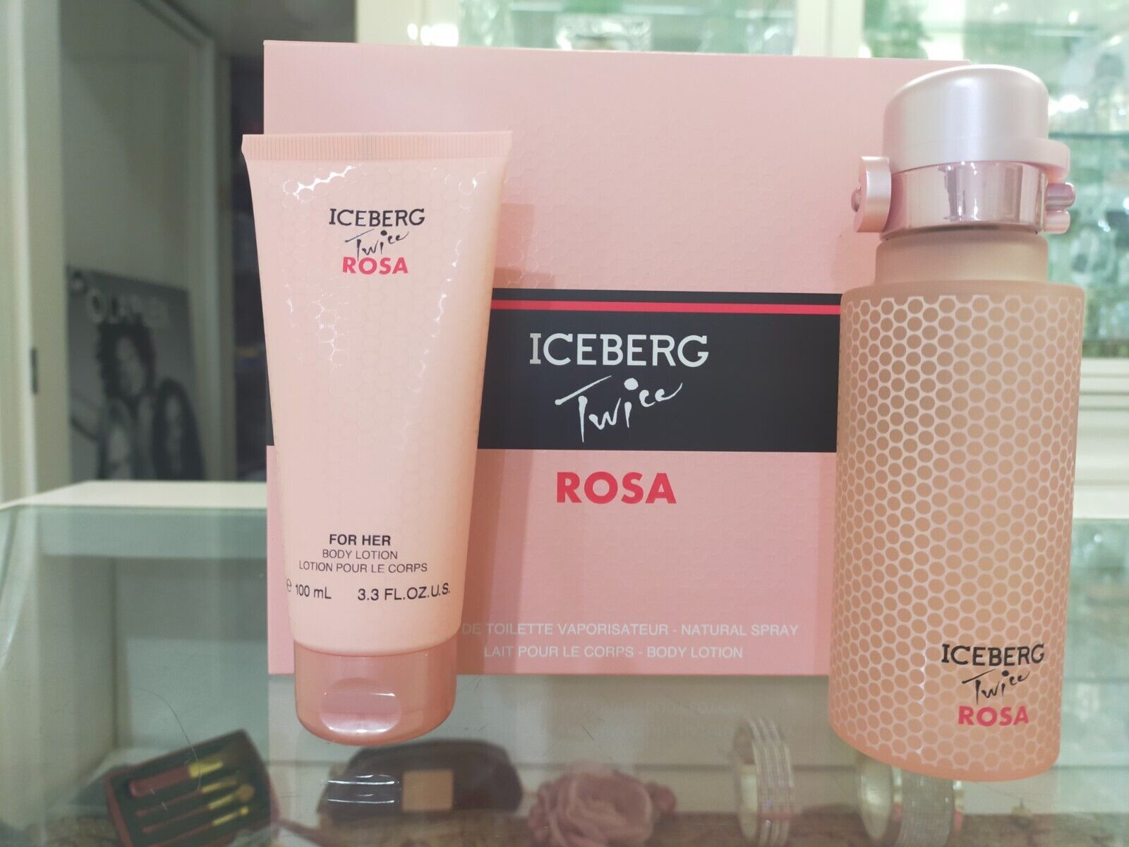 ICEBERG TWICE ROSA FOR HER EAU DE TOILETTE 125 ML+ BODY LOTION 100 ML