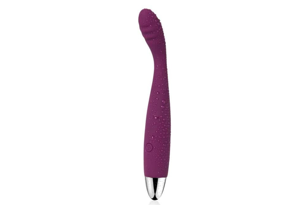 VIBRATORE ELEGANTE STIMOLATORE MASSAGGIATORE FEMMINILE RICARICABILE IN SILICONE