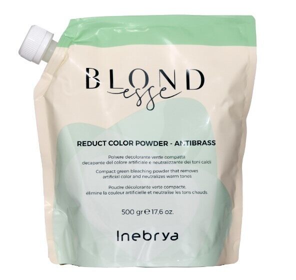 INEBRYA BLONDESSE REDUCT COLOR Polvere Decolorante Verde Decapante 500 gr