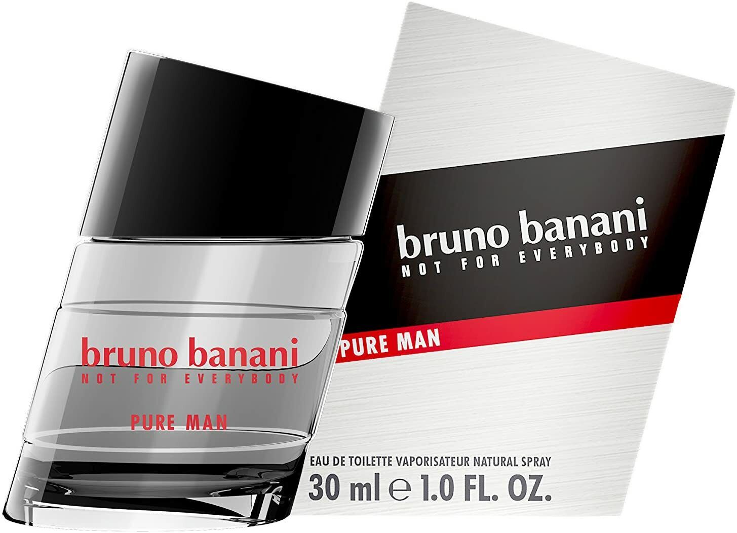 Profumo Bruno Banani Pure Man Eau de Toilette 30ml Spray Uomo (Con Confezione)
