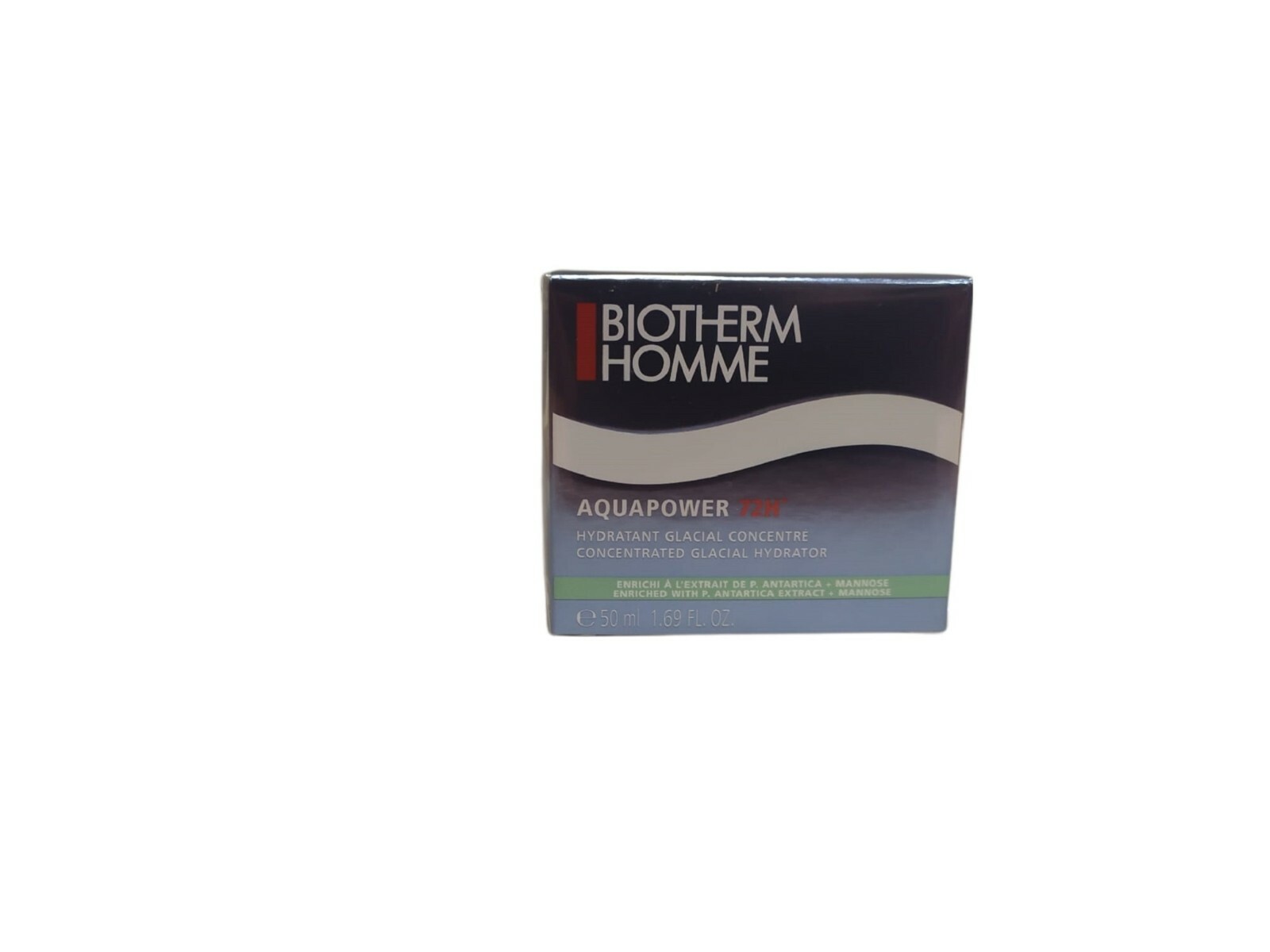 Biotherm Homme Aquapower Crema 50ml 72h Pelli Secche Idratante Glaciale Concentr