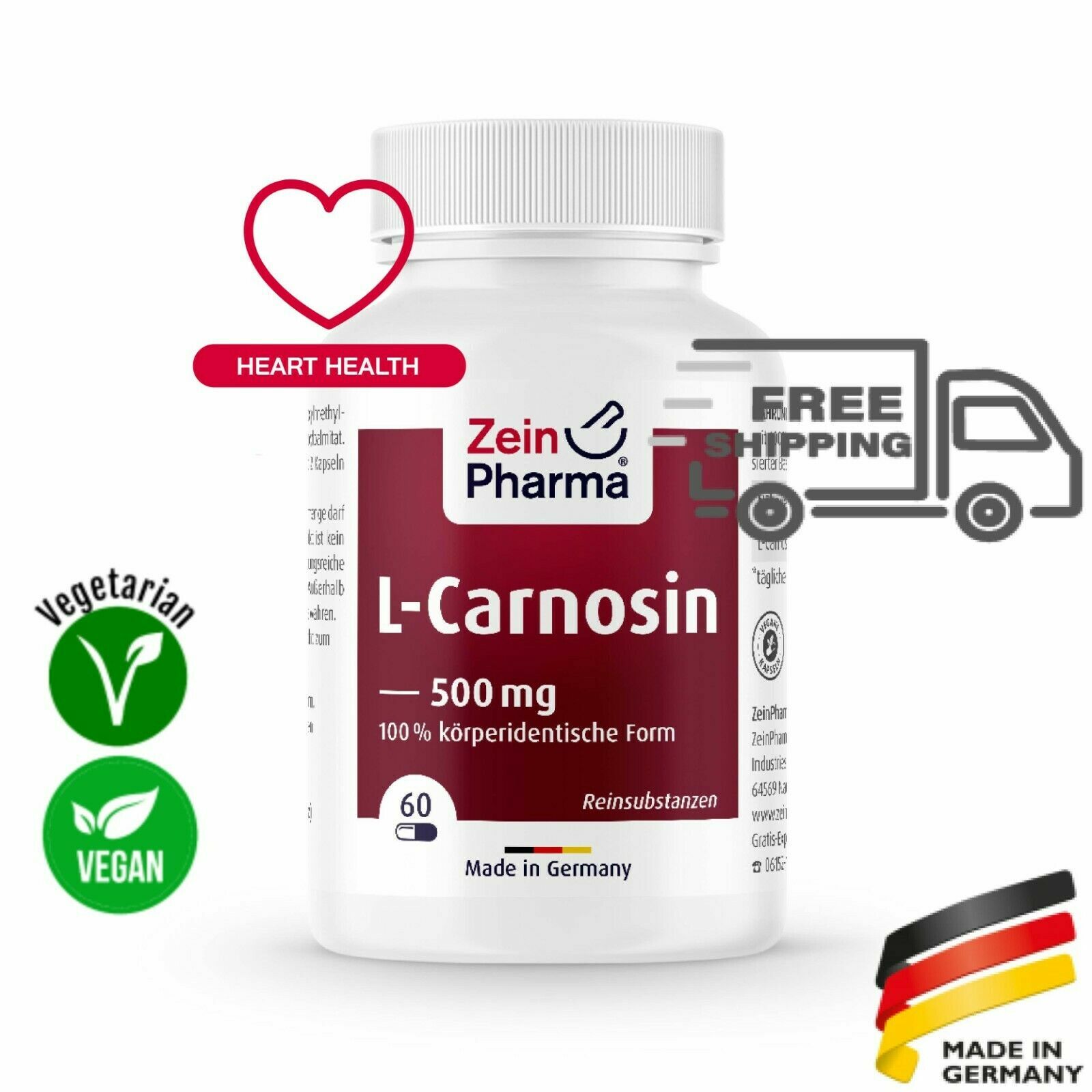 L Carnosina L Carnosina L Carnosina 500 mg (60 capsule) ZEINPHARMA
