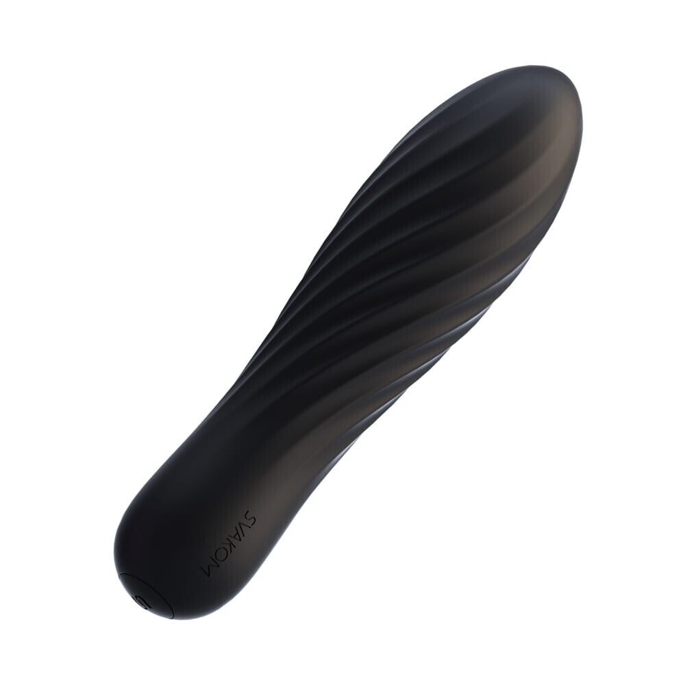 VIBRATORE FEMMINILE NERO STIMOLATORE MASSAGGIATORE VAGINALE INTIMO PER DONNA