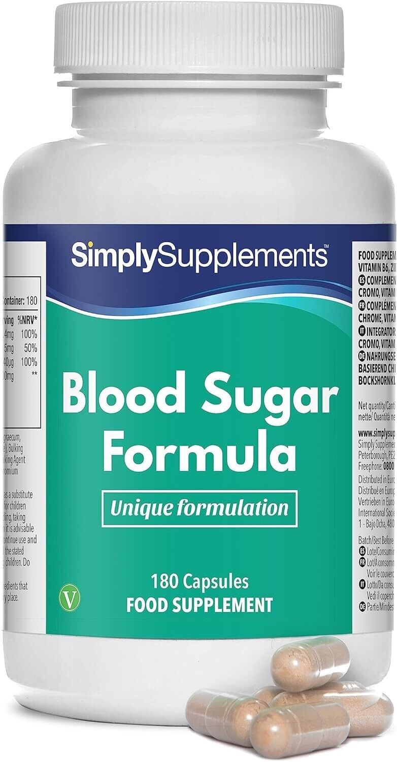 Controllo della glicemia - 180 capsule - SimplySupplements