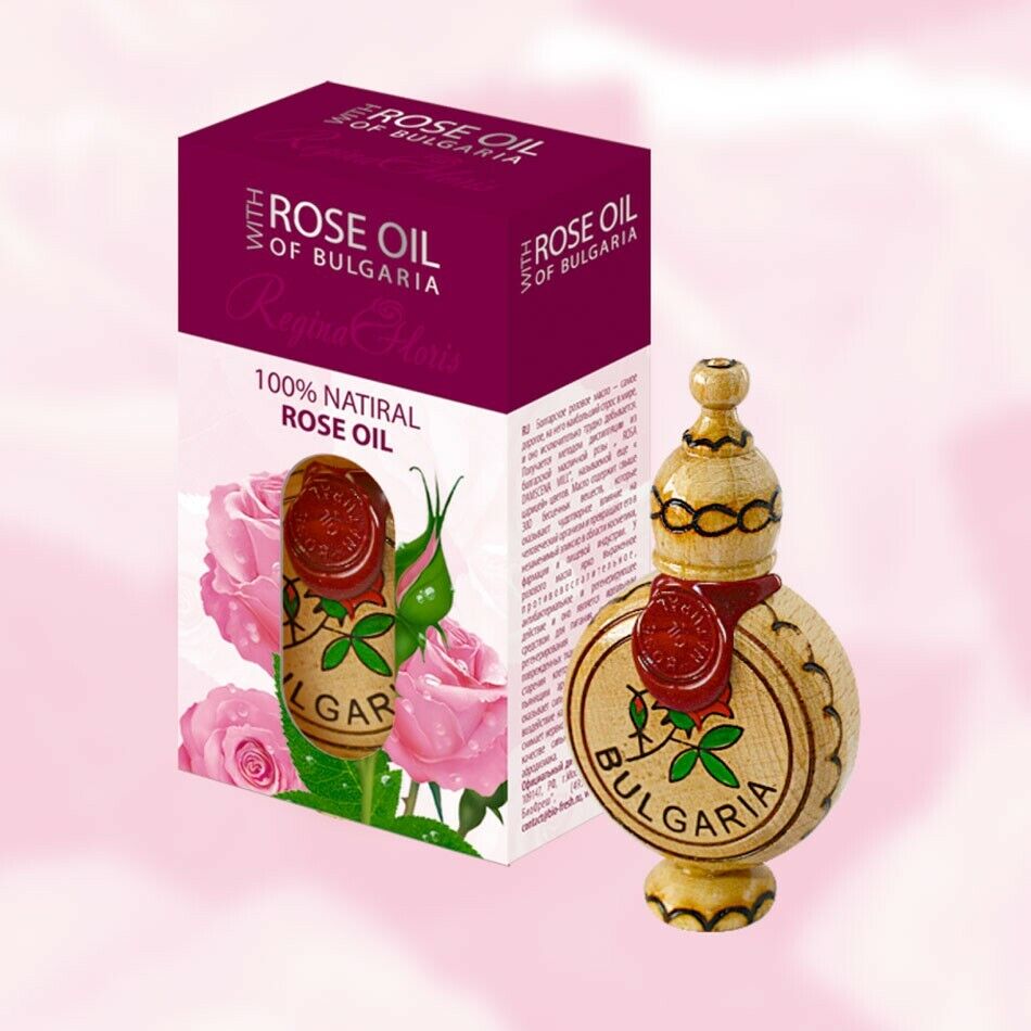 Olio di rosa damascena 100% naturale Regina Floris, 1,2ml