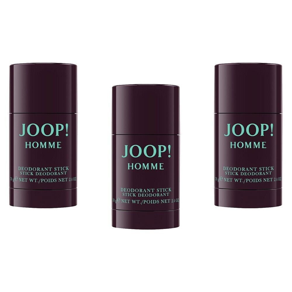 3pz Joop! Homme deodorante stick uomo profumato igiene fragranza legnosa 70g