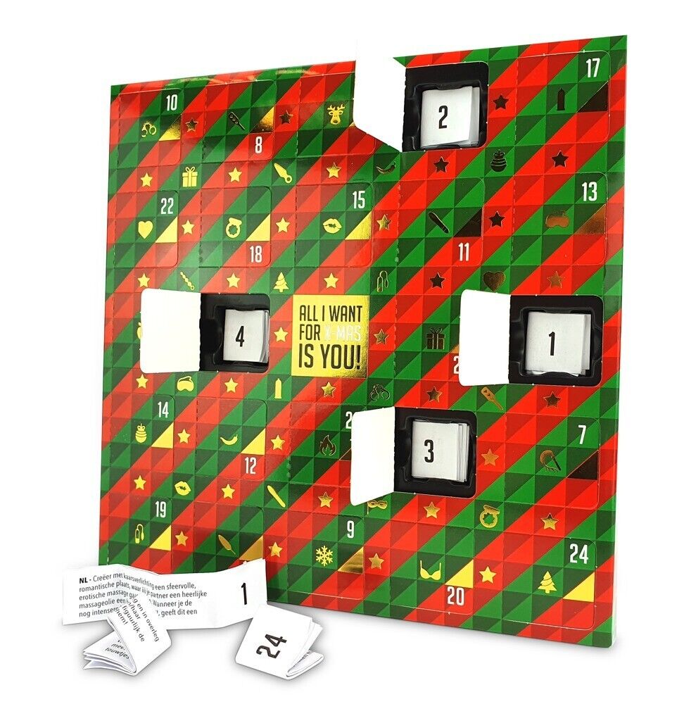 Calendario dell'Avvento Erotico con 24 Sfide - Erotic Advent Challenge Calendar