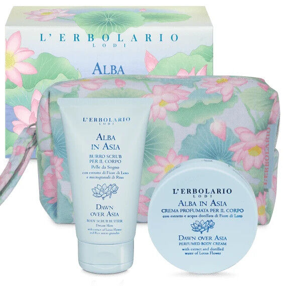 Alba in Asia Beauty Pochette Burro Scrub E Crema Corpo L'Erbolario