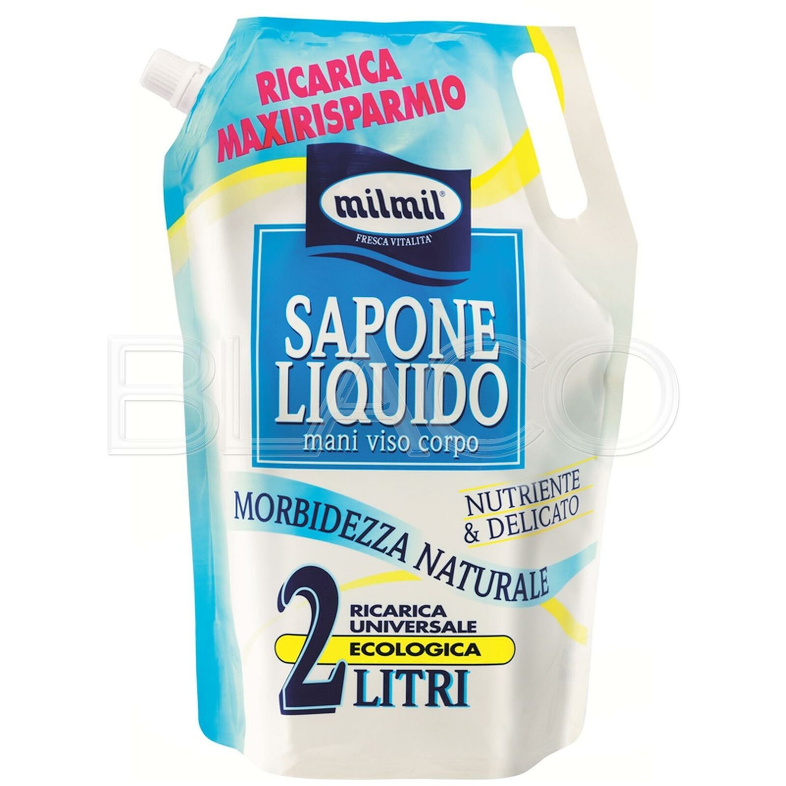 Milmil Ricarica Sapone Liquido 2000ml - Morbidezza Naturale