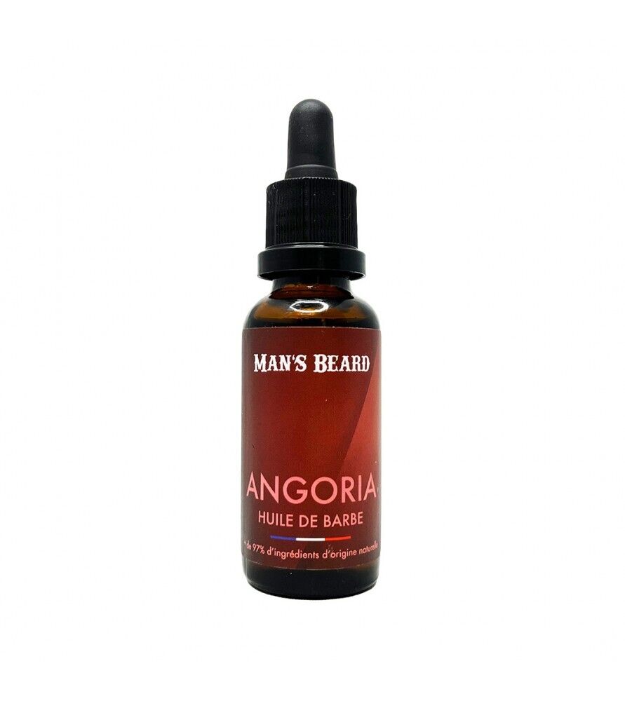 Olio per barba profumato - Profumo di cuoio ambrato