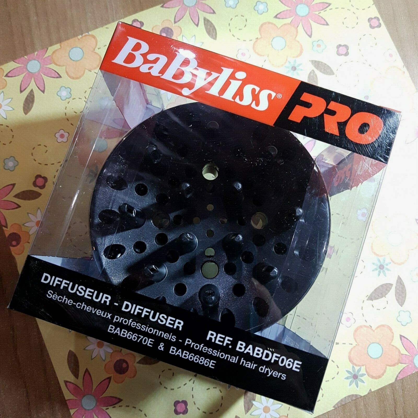 BABYLISS PRO DIFFUSORE BABDF06E PROFESSIONALE ASCIUGATURA CAPELLI