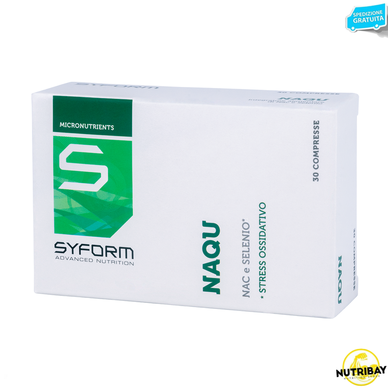 SYFORM NAQU 30 cpr COMPLESSO ALTO DOSAGGIO DI ANTIOSSIDANTI