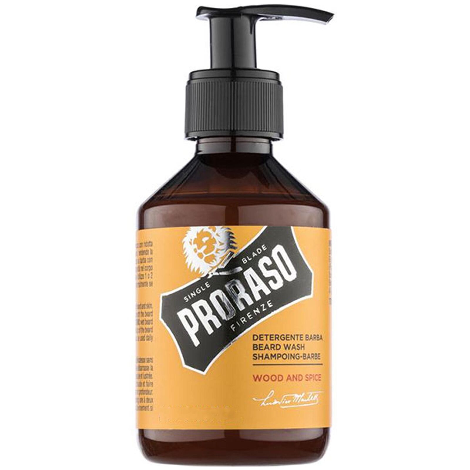 PRORASO DETERGENTE BARBA 500ML FRAGRANZA WOOD AND SPICE