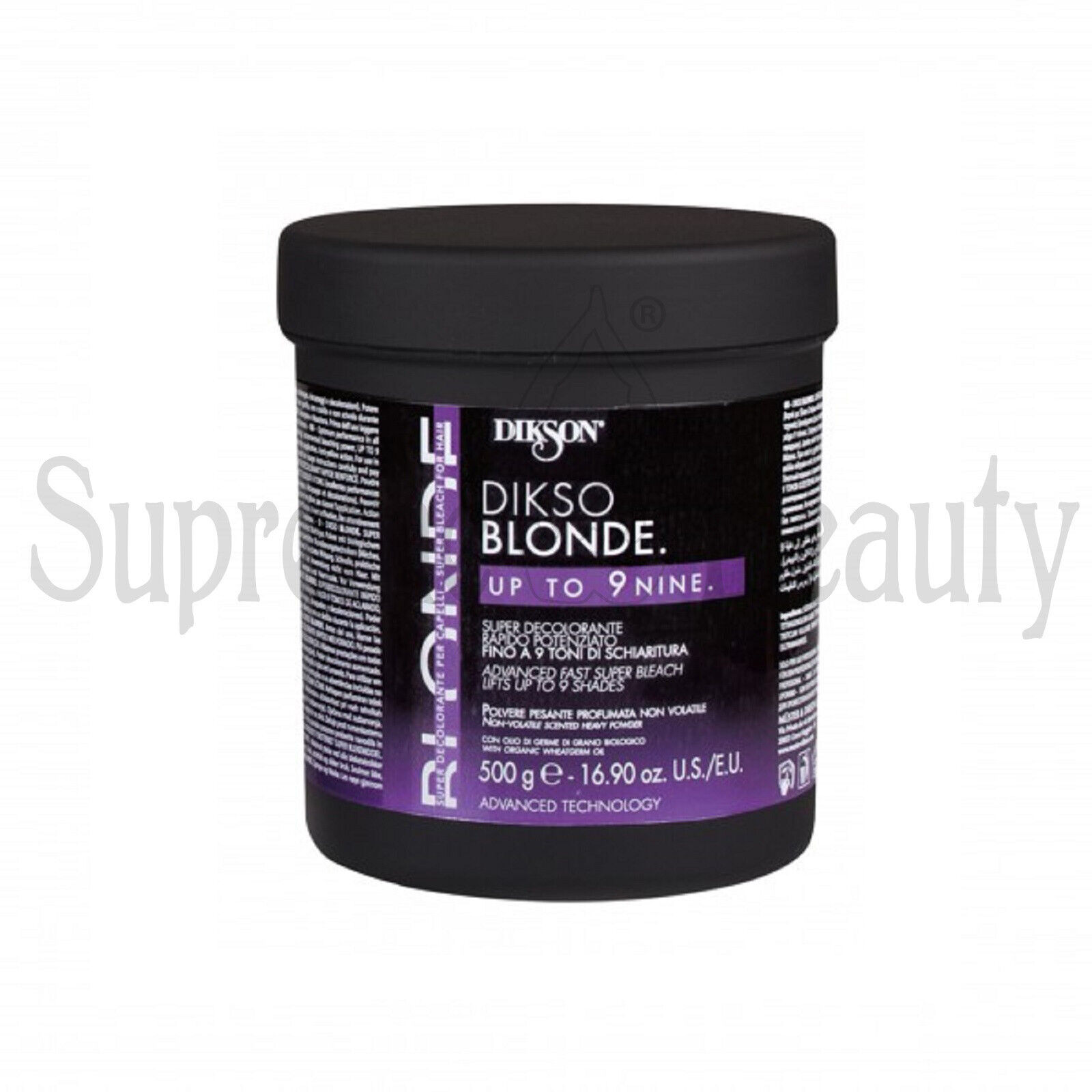 DIKSON BLONDE UP TO 9 NINE POLVERE SUPER DECOLORANTE ANTIGIALLO 9 TONI 500 GR