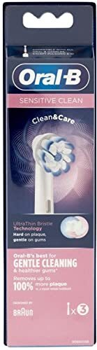 Braun Oral-B Toothbrush Heads Sensitive Clean 3Pcs 50 g (B5e)