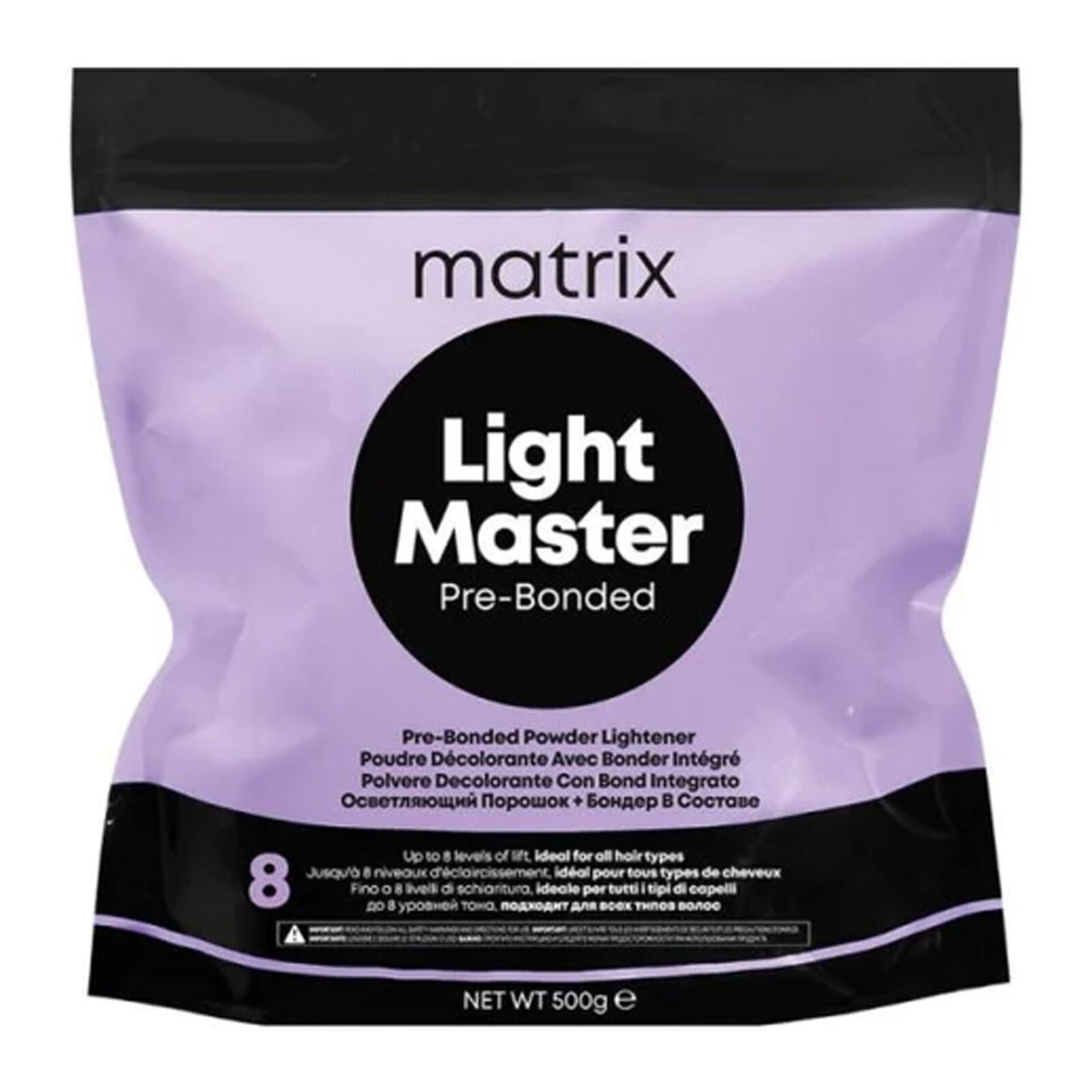 MATRIX LIGHT MASTER DECOLORANTE 8 TONI PER CAPELLI 500GR CON BONDER INTEGRATO