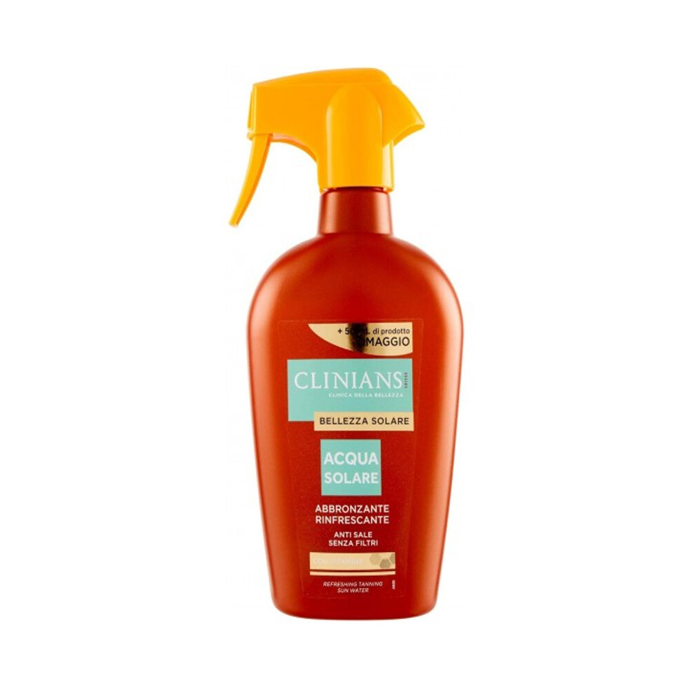 Clinians Acqua Solare Abbronzante Rinfrescante Anti Sale Con Vitamine 450ml