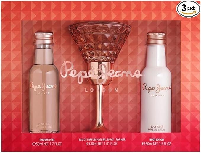 Pepe jeans london for her edp 30 + gel doccia 50 ml + body lotion 50 ml