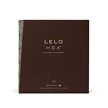 LELO HEX RESPECT XL PACCO DA 36 PRESERVATIVI PROFILATTICI CONDOMS PER UOMO