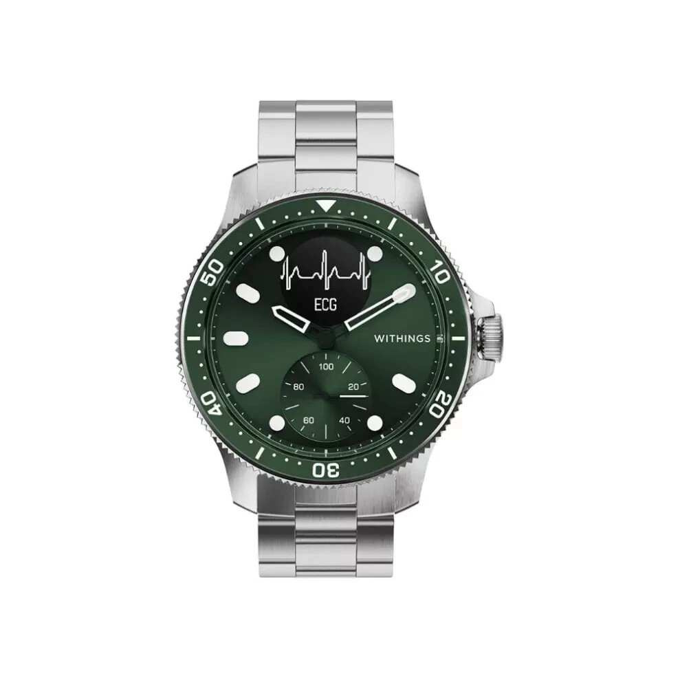 Smartwatch ibrido con Egc, frequenza cardiaca,  Withings Scanwatch Horizon