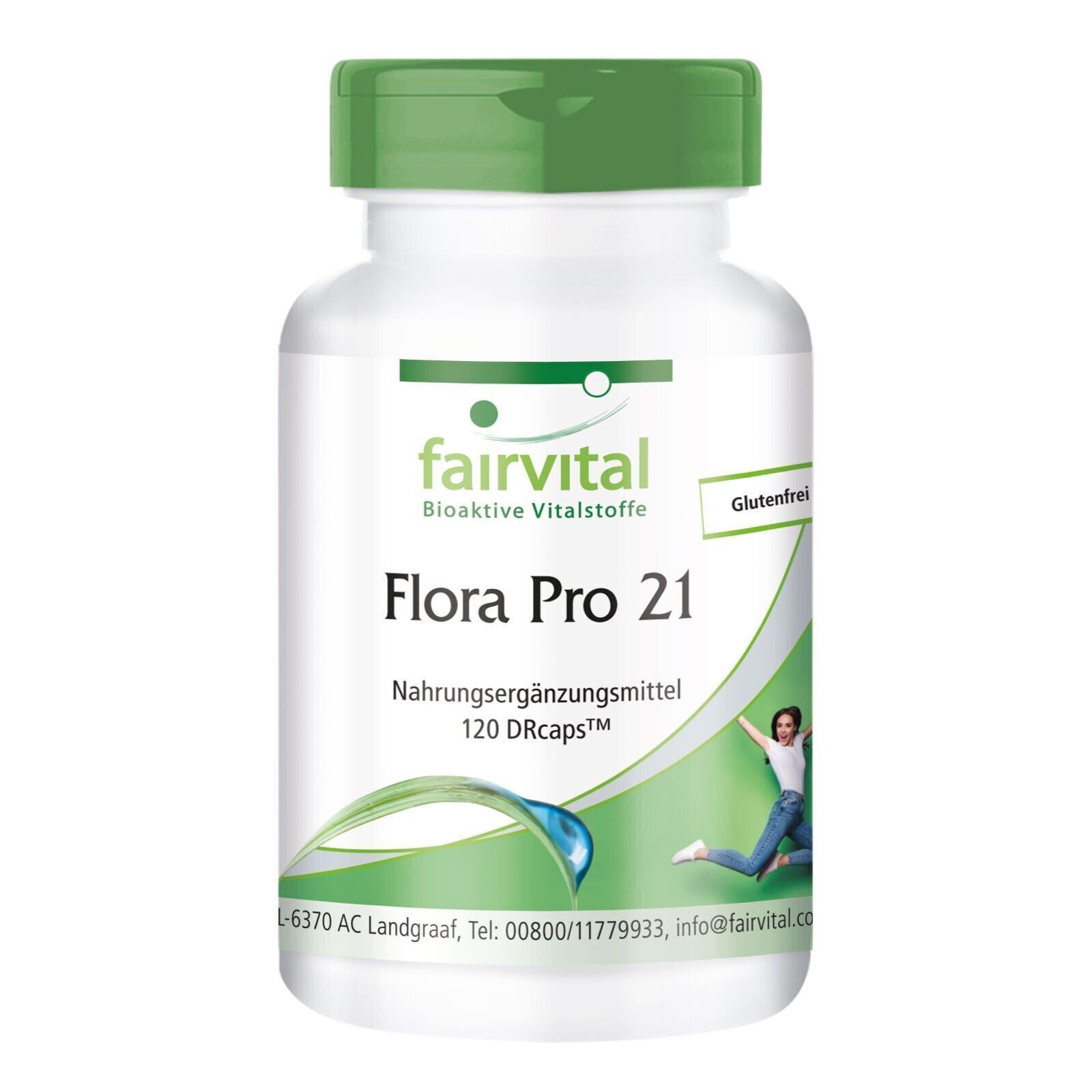 Probiotic Flora Pro 21 - 120 capsule a rilascio prolungato - 21 ceppi...