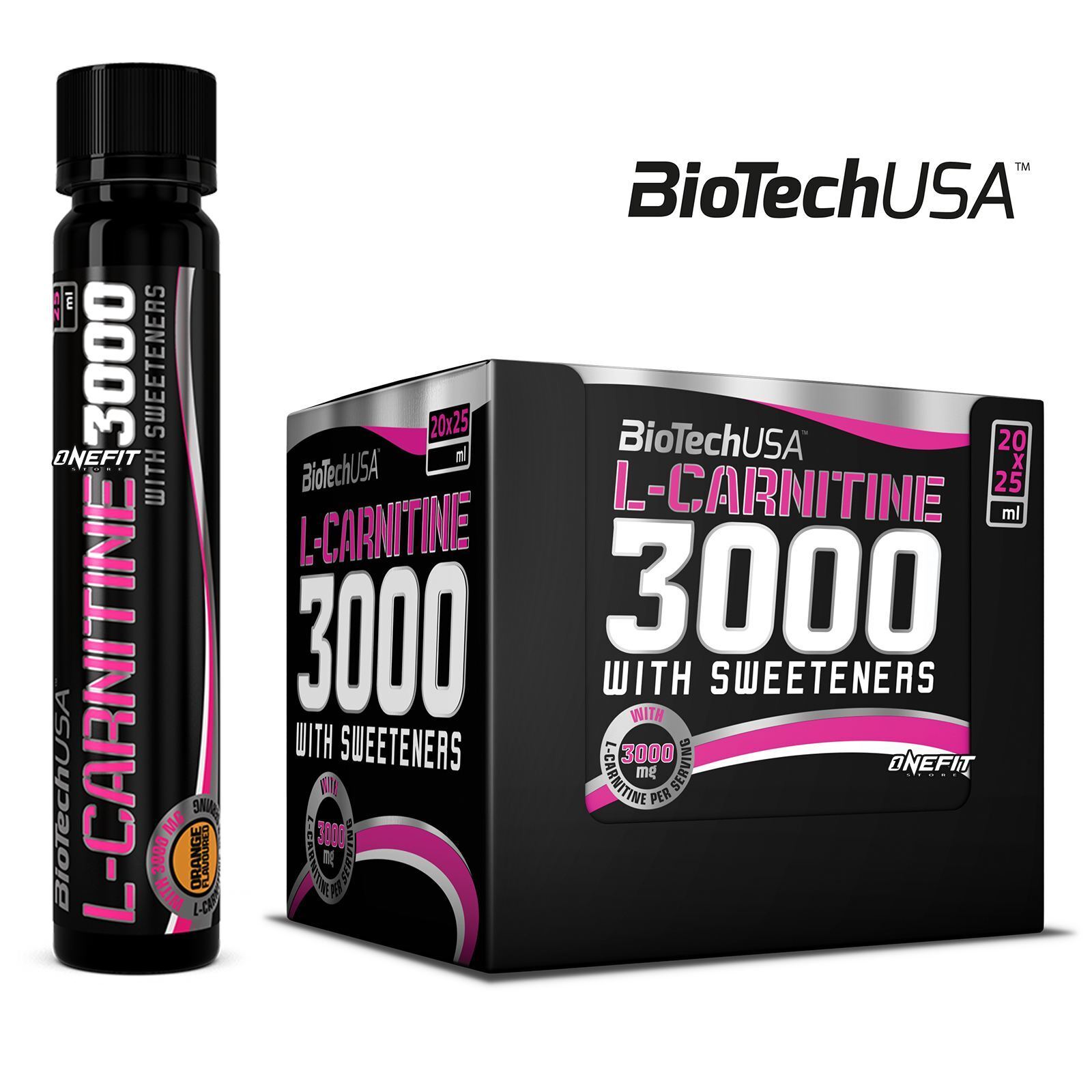 Biotech Usa L-Carnitine 3000 Fiala da 25 ml Carnitina Brucia Grassi Dimagrante