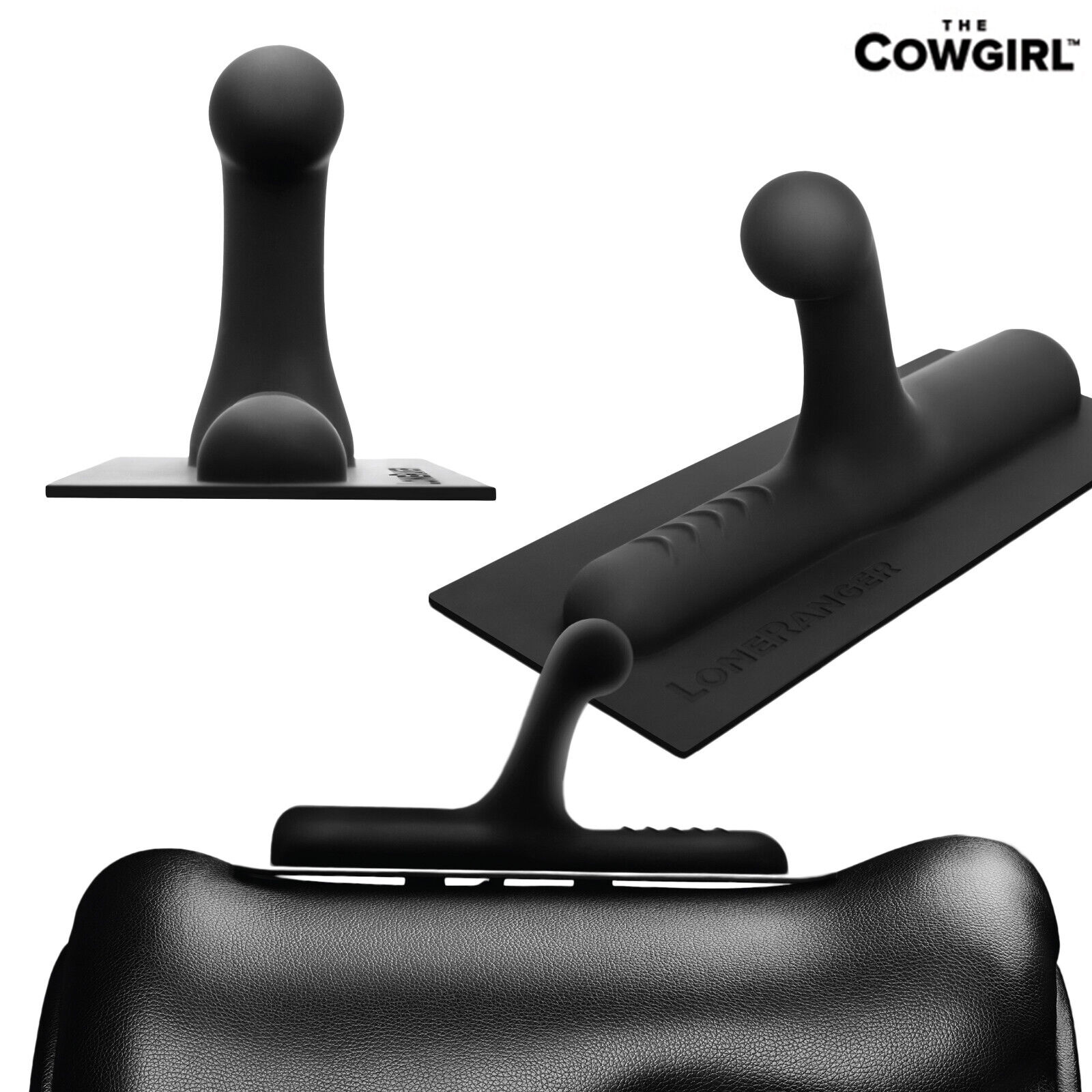 The Cowgirl Lone Ranger - Accessorio in Silicone Nero per Stimolazione Punto G-P