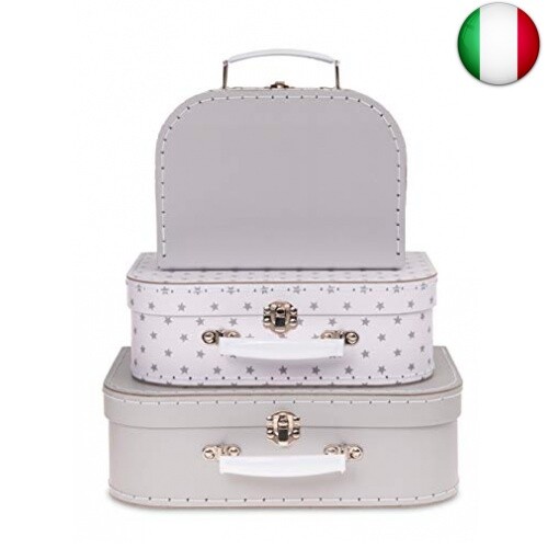JewelKeeper - Valigie in Cartoncino, Set da 3 – Scatole Regalo Portaoggetti I