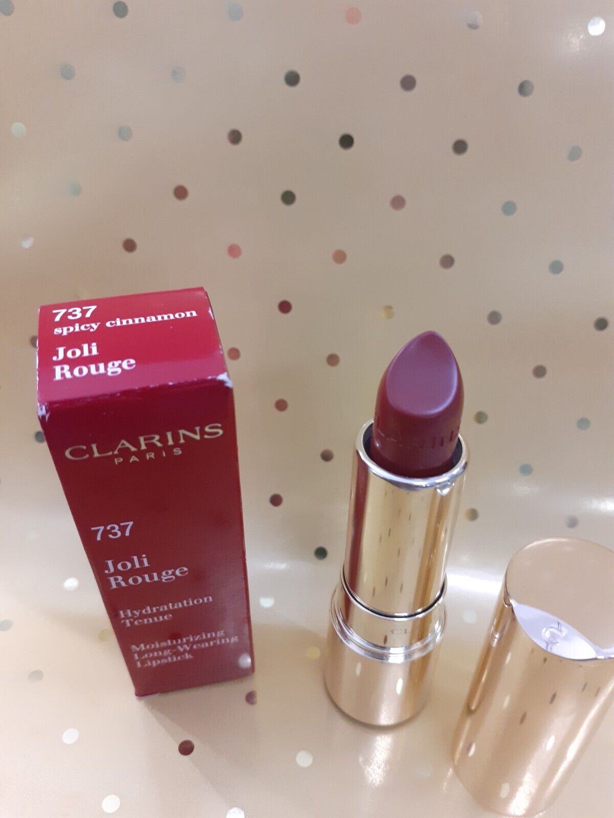 CLARINS JOLI ROUGE 737 spicy cinnamon