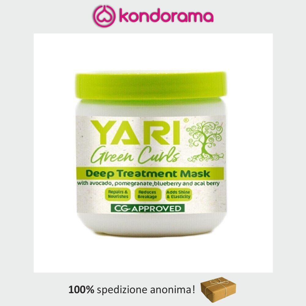 Yari Green Curls Deep Treatment Mask 475ml PER CAPELLI AFRO LATINO ETNICO