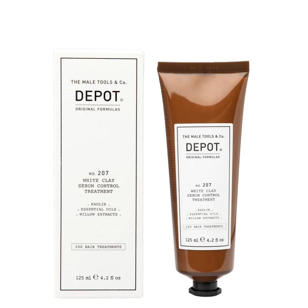 DEPOT - No.207 WHITE CLAY SEBUM CONTROL TREATMENT (125ml) Trattamento anti grass