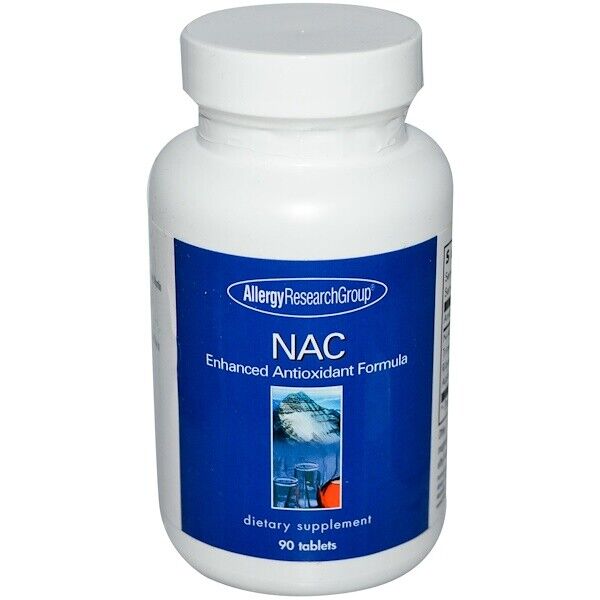 NAC Enhanced Formula 90 Tablets - Allergy Research Group € 224,94 /  kg