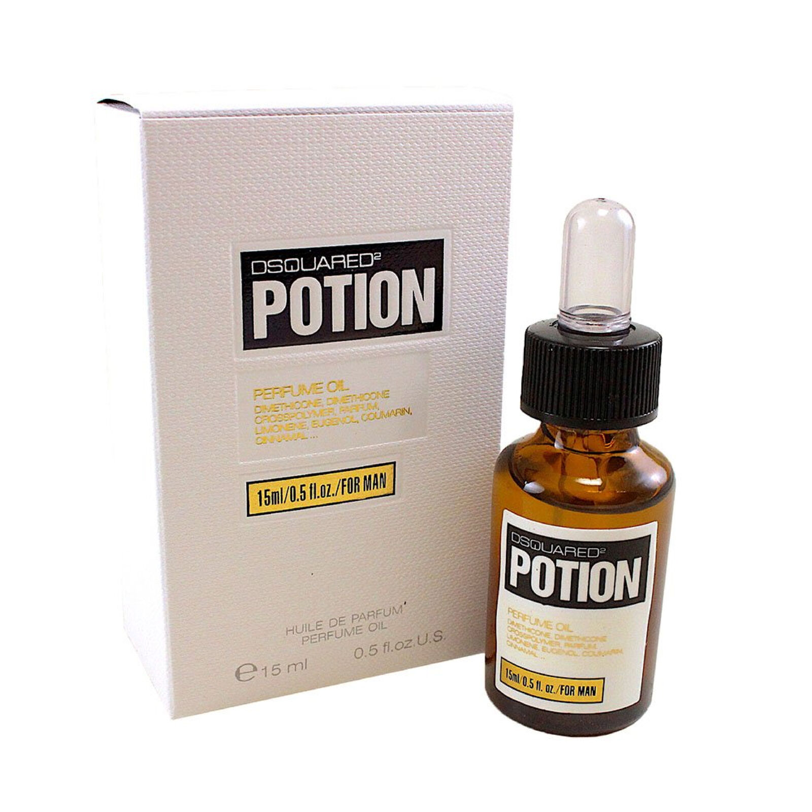 Dsquared 2 Potion Perfumed Oil Olio Profumato Da Uomo 15 Ml