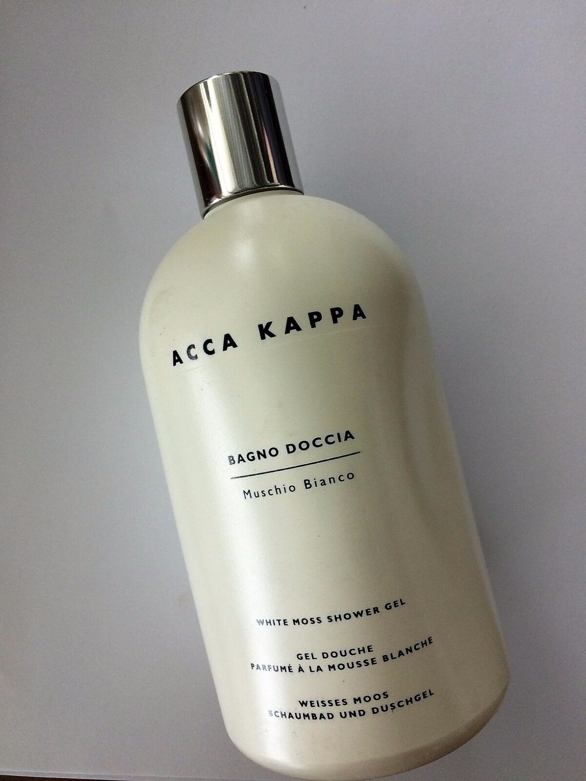 ACCA KAPPA BAGNO DOCCIA MUSCHIO BIANCO GEL DOUCHE WHITE MOSS SHOWER GEL 500ML