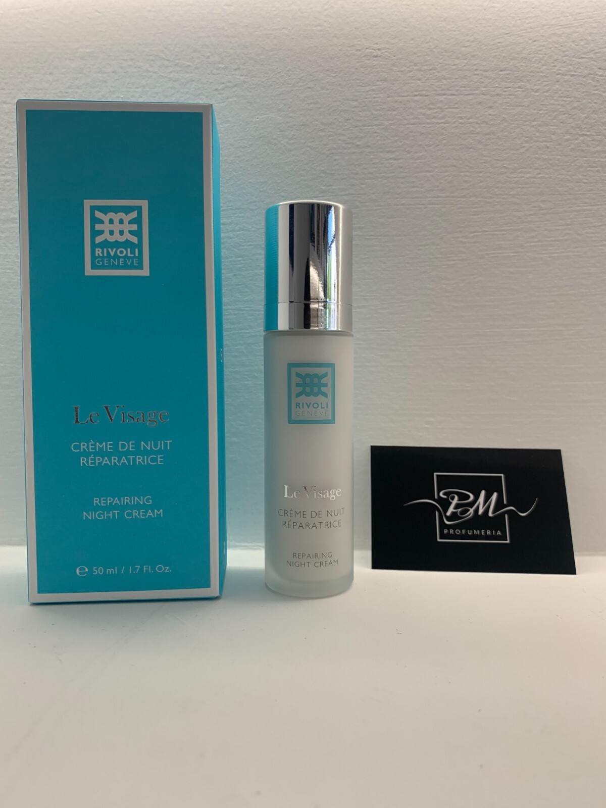 RIVOLI GENEVE LE VISAGE CREME DE NUIT REPARATRICE CREMA NOTTE VISO DECOLLETE 50