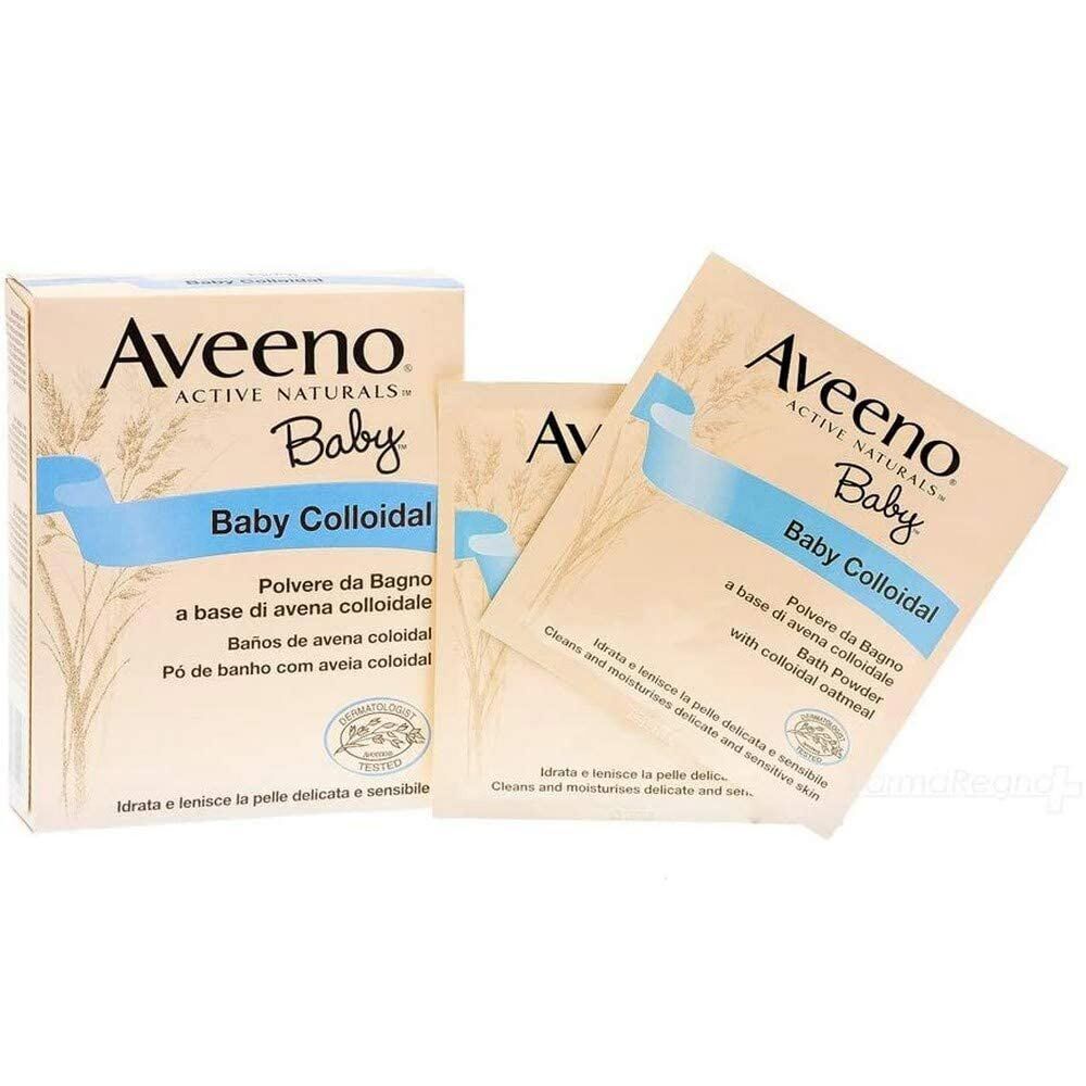 Aveeno Baby - Colloidal Polvere per il Bagno a base di Avena, 5 x 21g