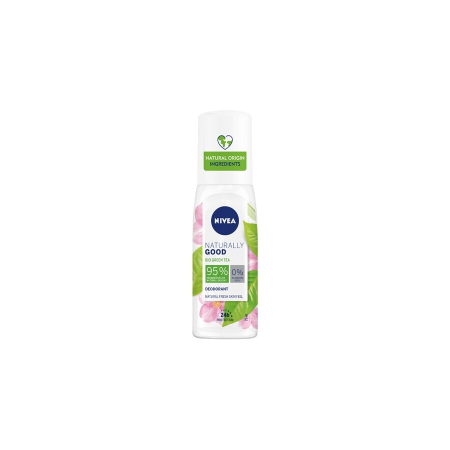 3x Nivea Naturally Good Green Tea Bio 75 Ml